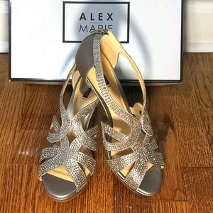 Alex Marie Rhinestone Dress Sandals